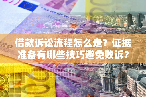 武汉借款诉讼流程怎么走？证据准备有哪些技巧避免败诉？