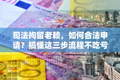 武汉司法拘留老赖，如何合法申请？搞懂这三步流程不吃亏！