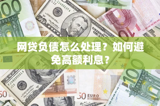 武汉网贷负债怎么处理？如何避免高额利息？