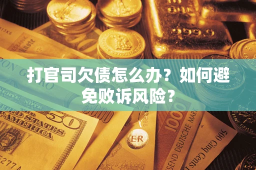 武汉打官司欠债怎么办？如何避免败诉风险？