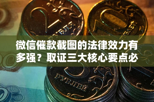 武汉微信催款截图的法律效力有多强？取证三大核心要点必须知道！
