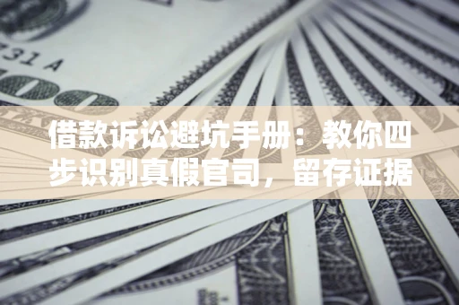 武汉借款诉讼避坑手册：教你四步识别真假官司，留存证据不踩雷