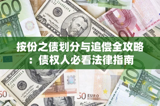 武汉按份之债划分与追偿全攻略：债权人必看法律指南