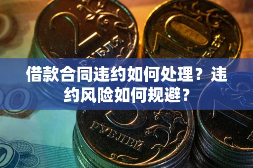 武汉借款合同违约如何处理？违约风险如何规避？