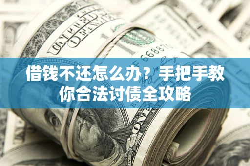 武汉借钱不还怎么办？手把手教你合法讨债全攻略