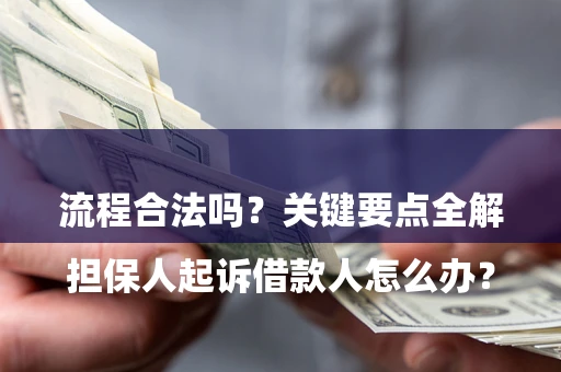 武汉

担保人起诉借款人怎么办？流程合法吗？关键要点全解析