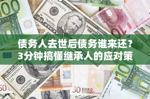 武汉债务人去世后债务谁来还？3分钟搞懂继承人的应对策略