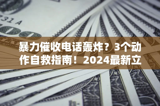 武汉暴力催收电话轰炸？3个动作自救指南！2024最新立案标准全解析
