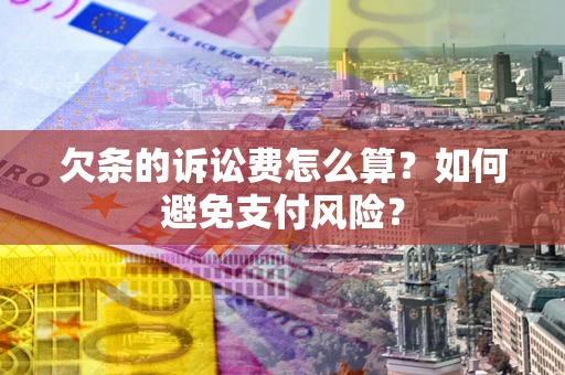 武汉欠条的诉讼费怎么算？如何避免支付风险？