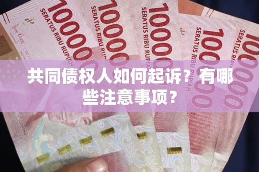 武汉共同债权人如何起诉？有哪些注意事项？